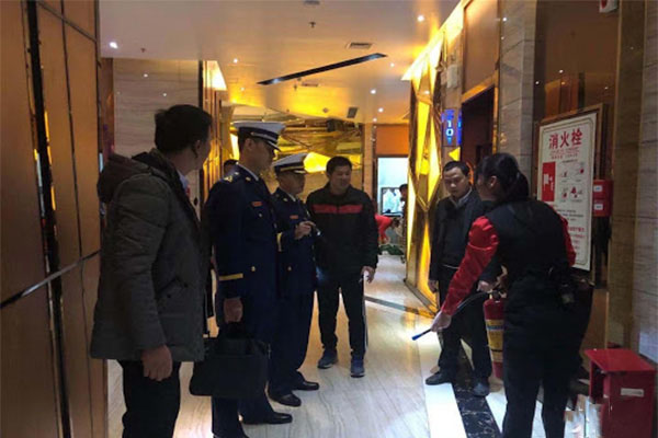 Shanghai Ocean Hotel Fire Inspection