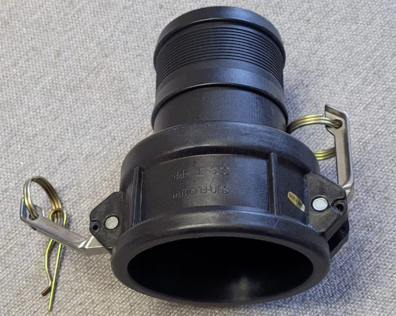 Plastic cam lock
