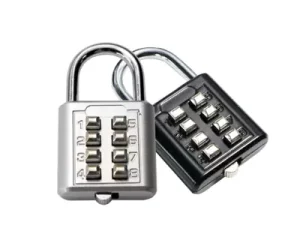 push button padlock