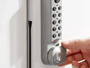 storage cabinet with keypad lock